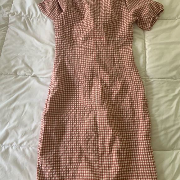 nwt brave soul gingham midi dress - Picture 3 of 3